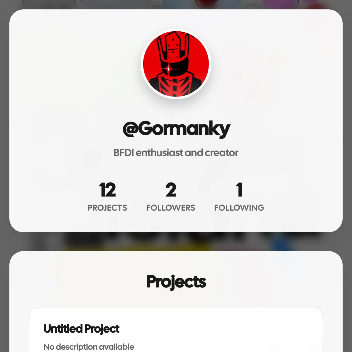 the project is loading