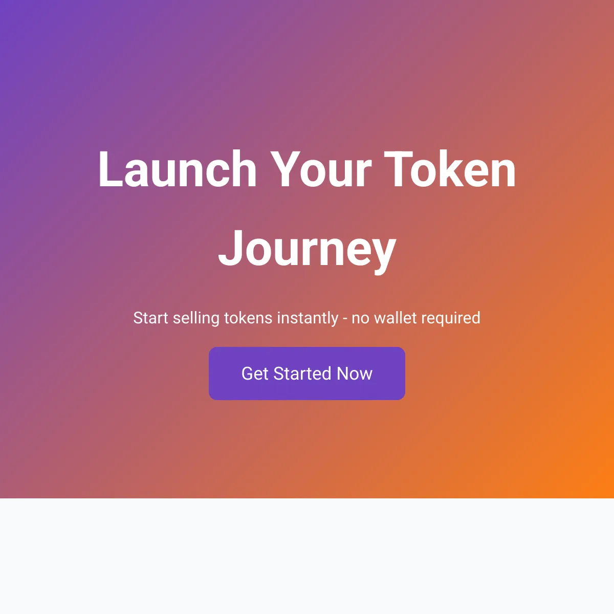 Modern Token Launch Platform