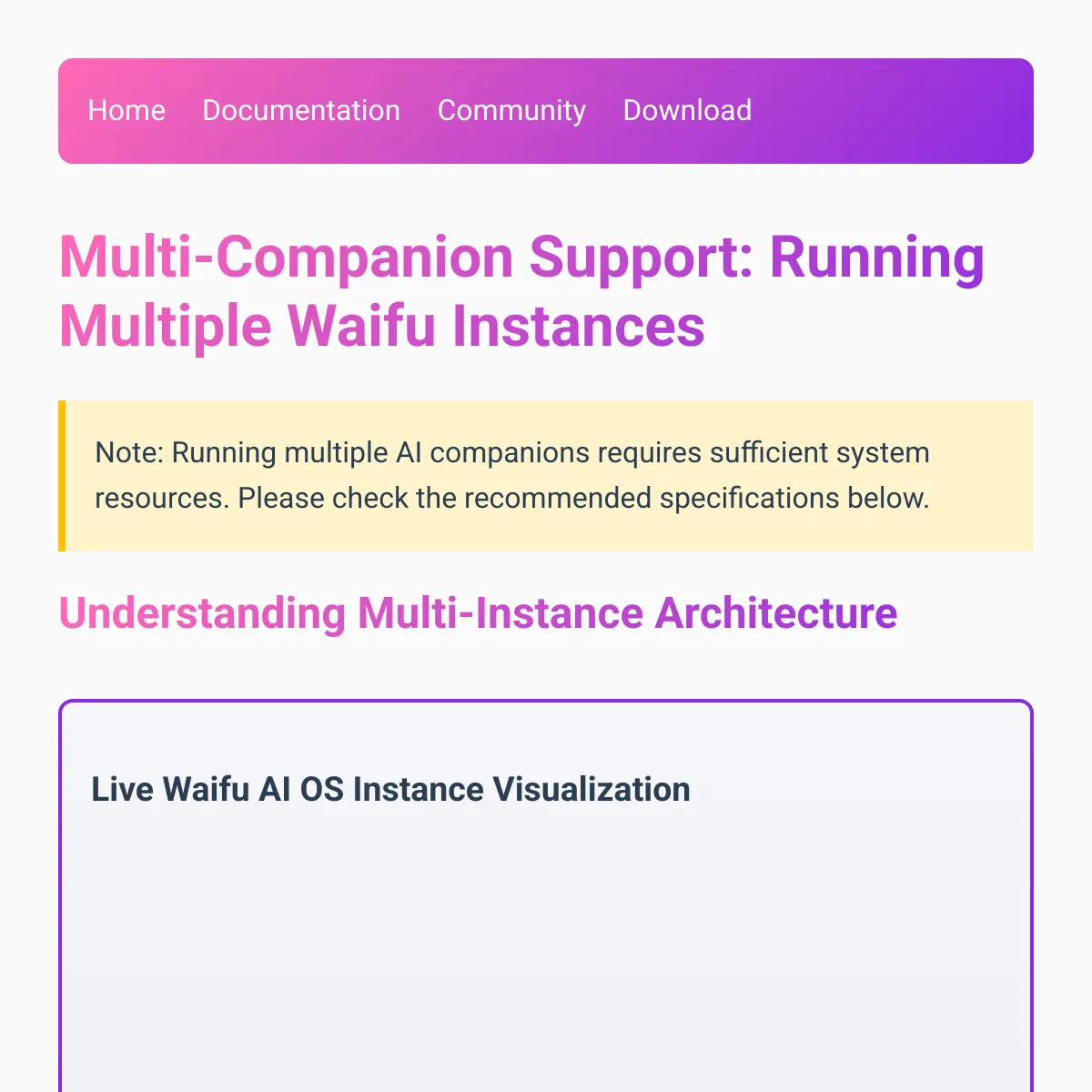 the project is loading