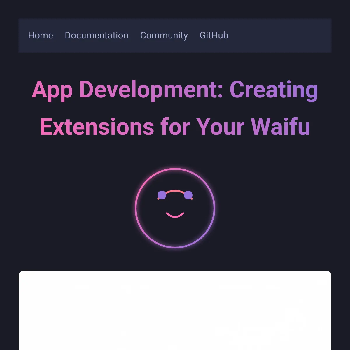 the project is loading