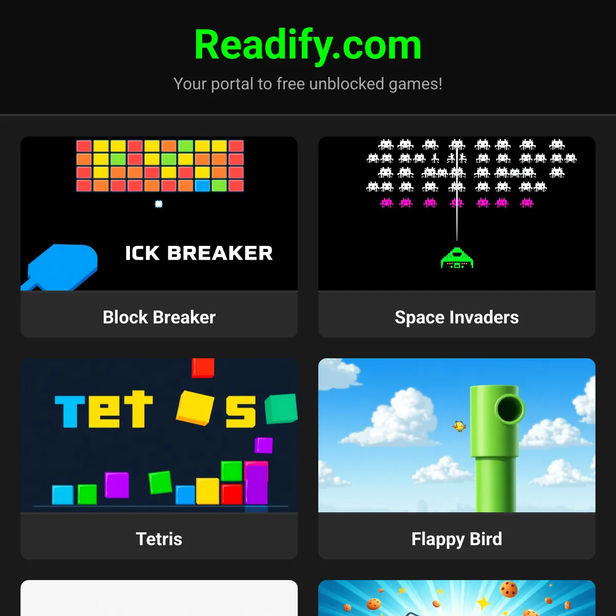 Readify.com - Free Unblocked Games