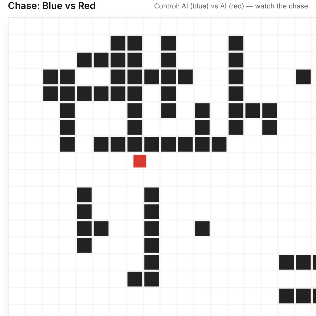 Chase: Blue vs Red