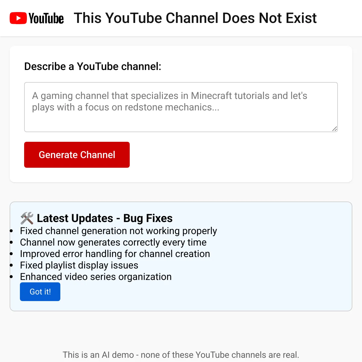 the project is loading