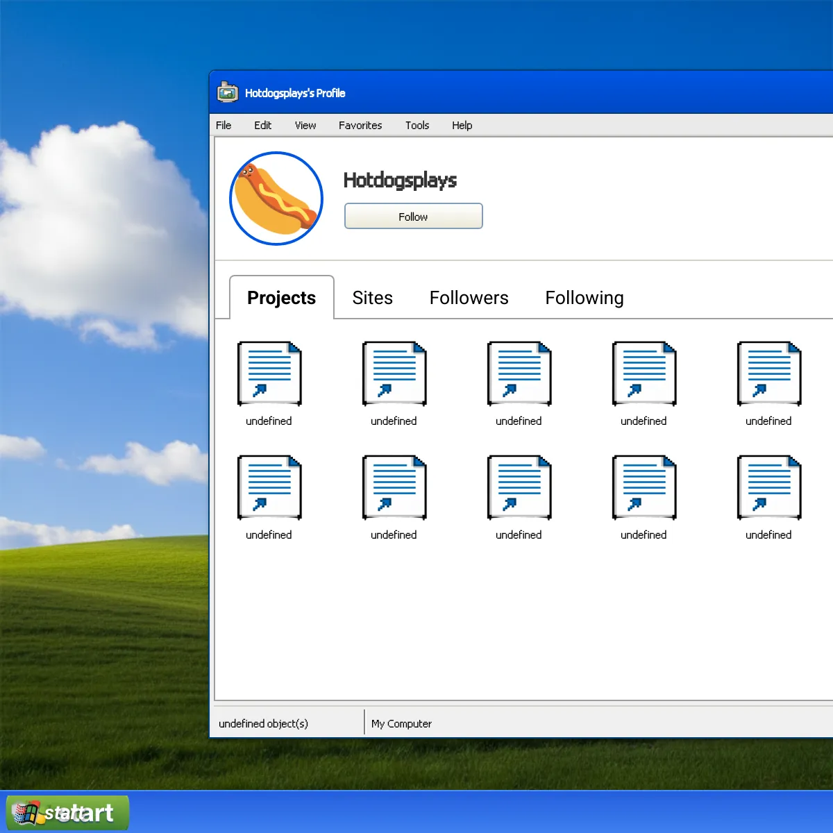 the project is loading