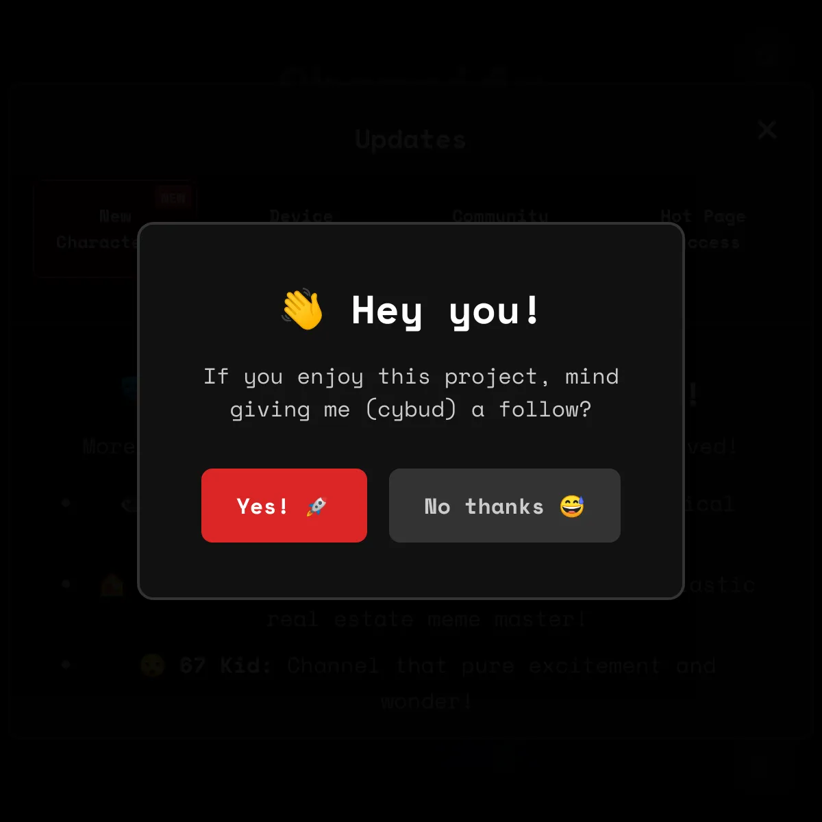 the project is loading