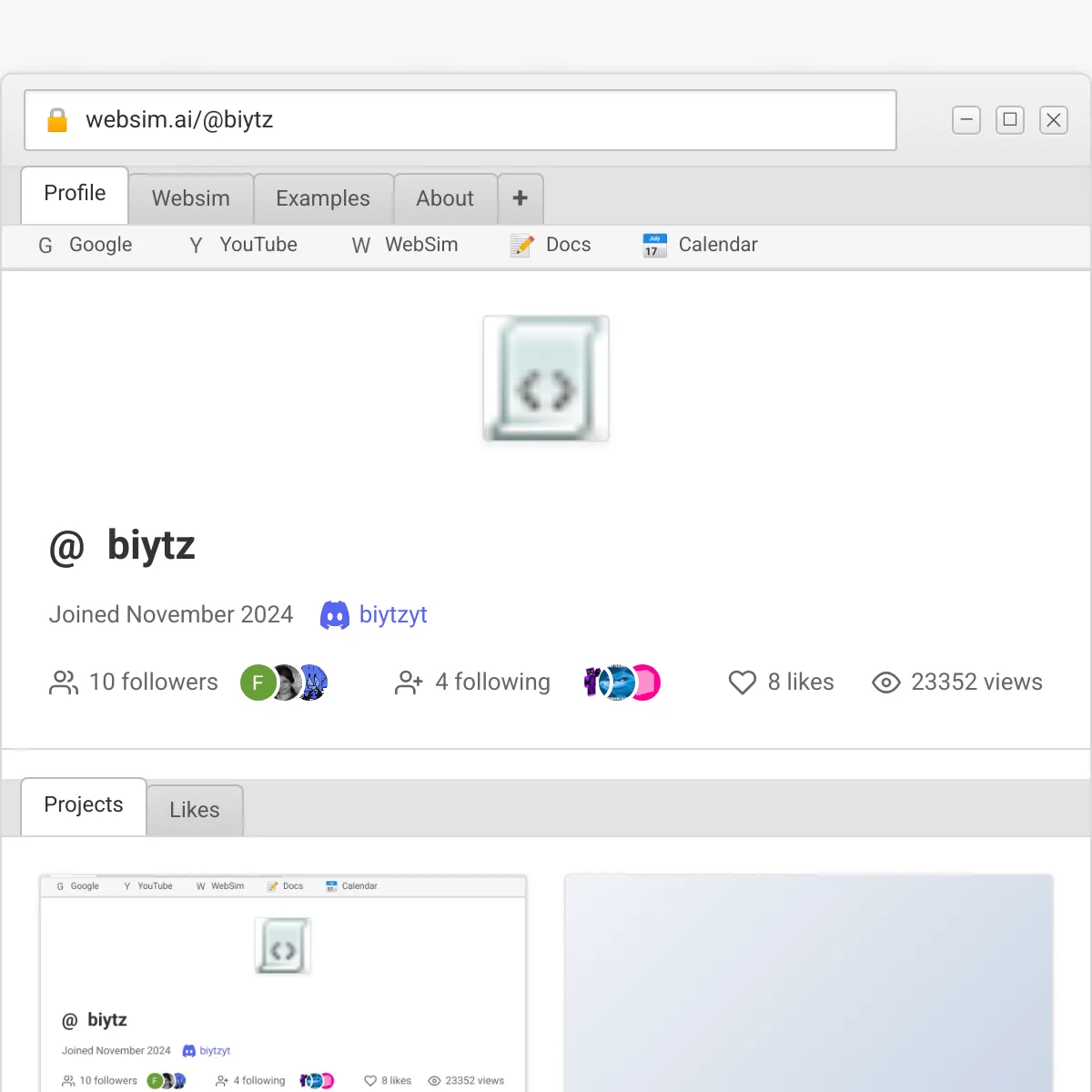 the project is loading