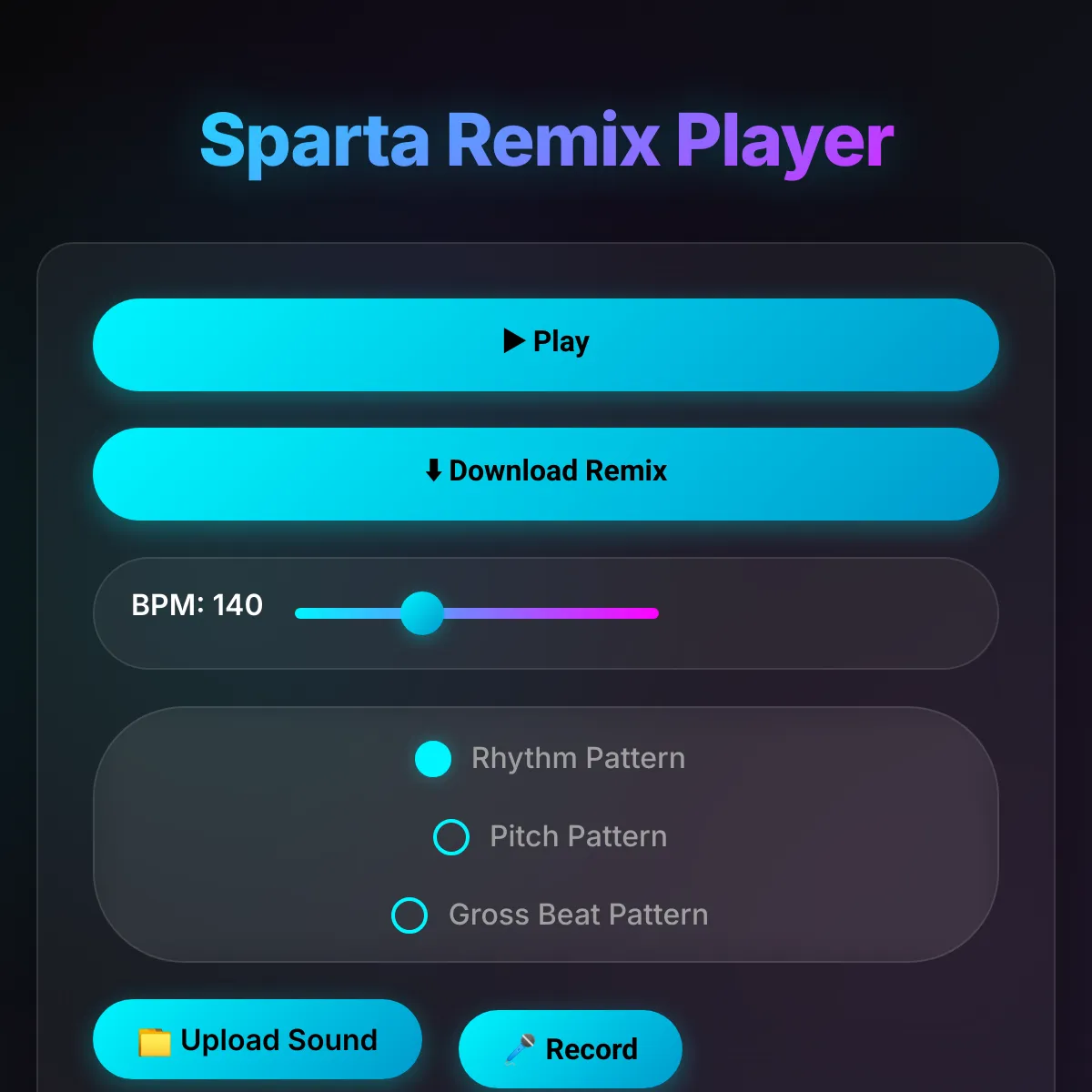 Sparta Remix Player - Modern Edition