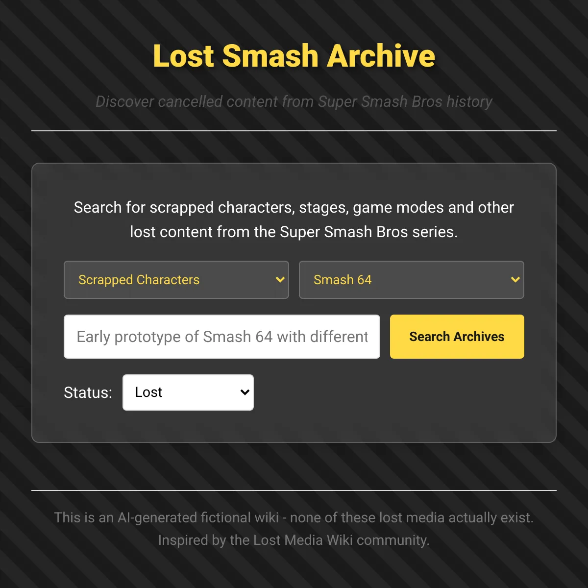 Lost Smash Archive