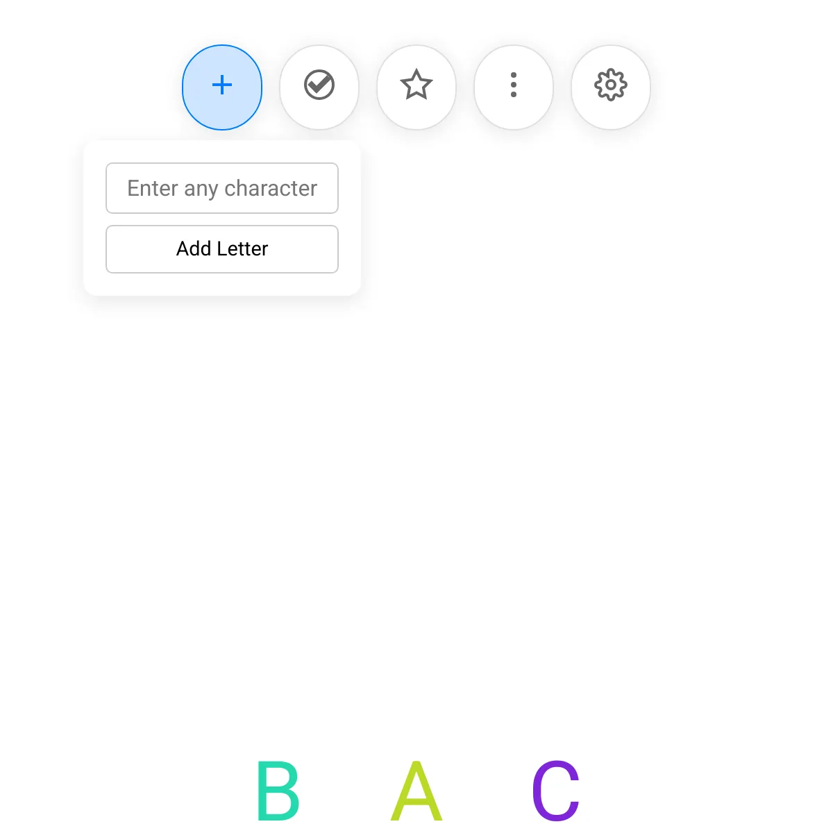Letter Sandbox