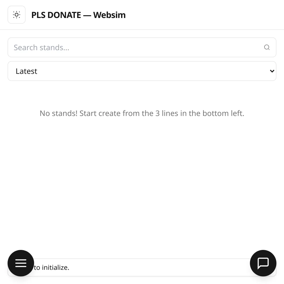 the project is loading