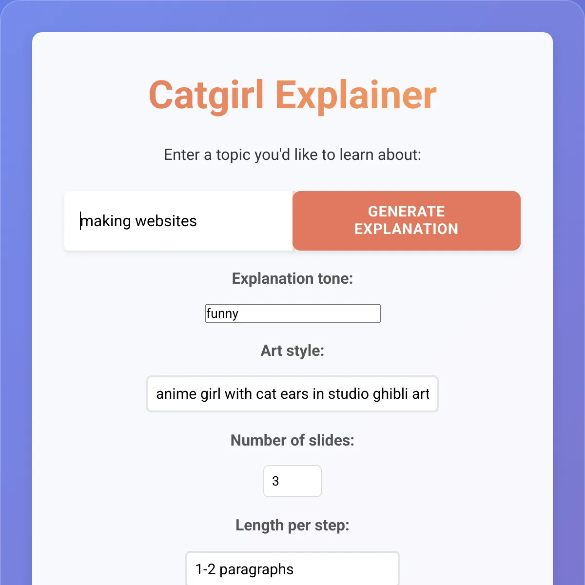 Waifu Slideshow Explainer