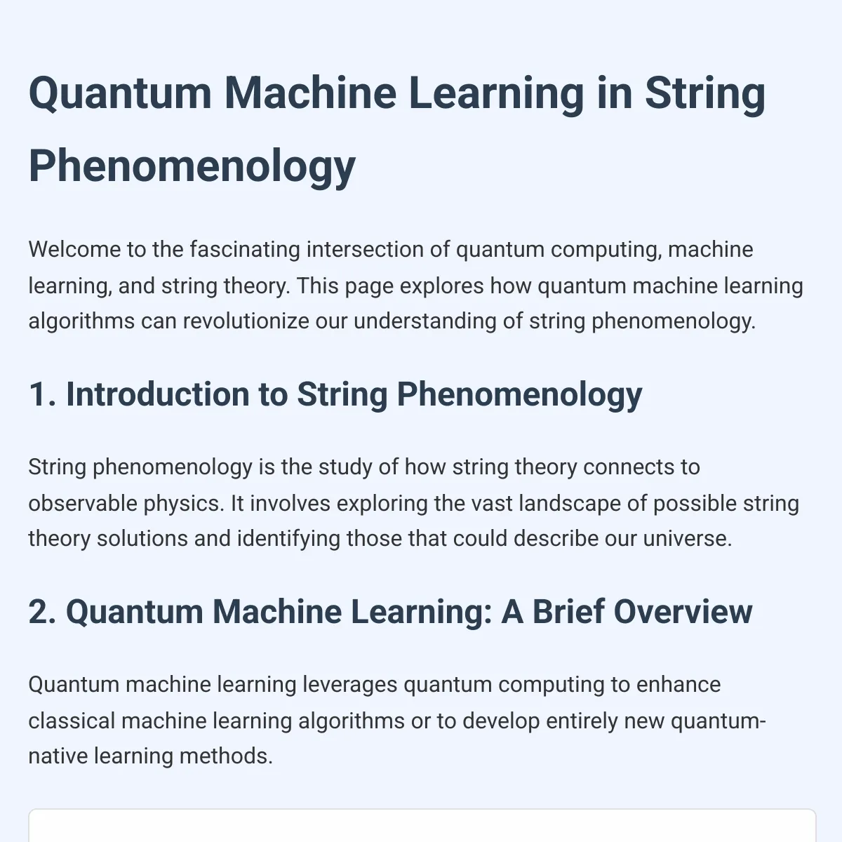 the project is loading