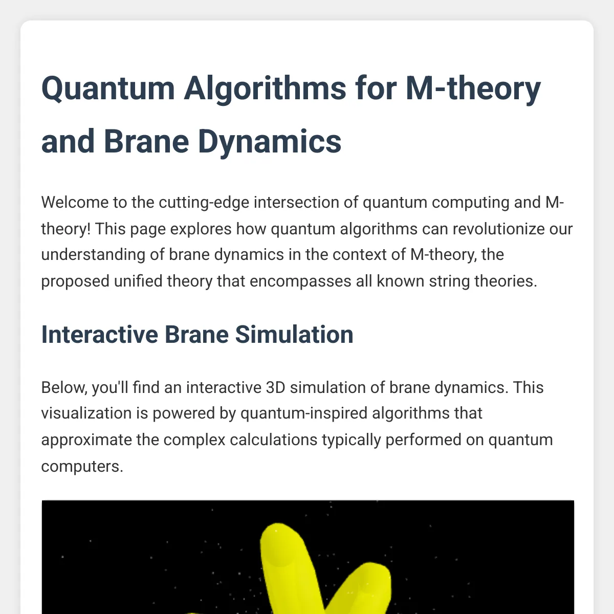 the project is loading