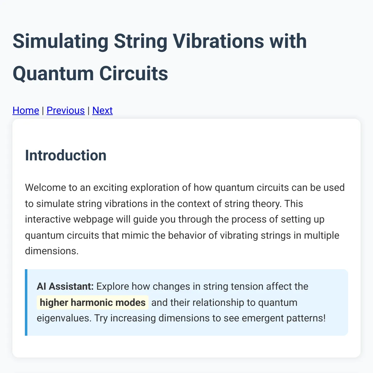 the project is loading