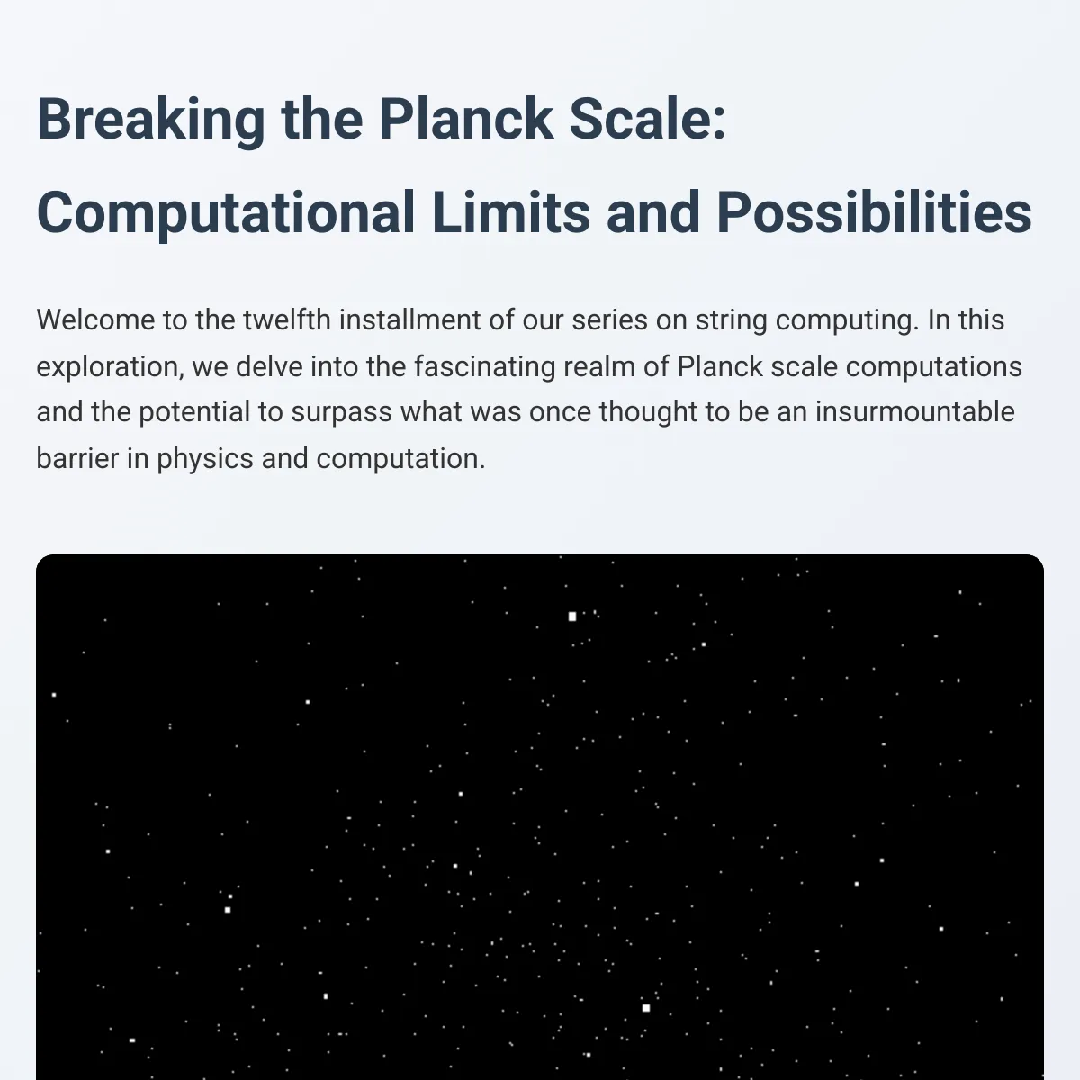 the project is loading