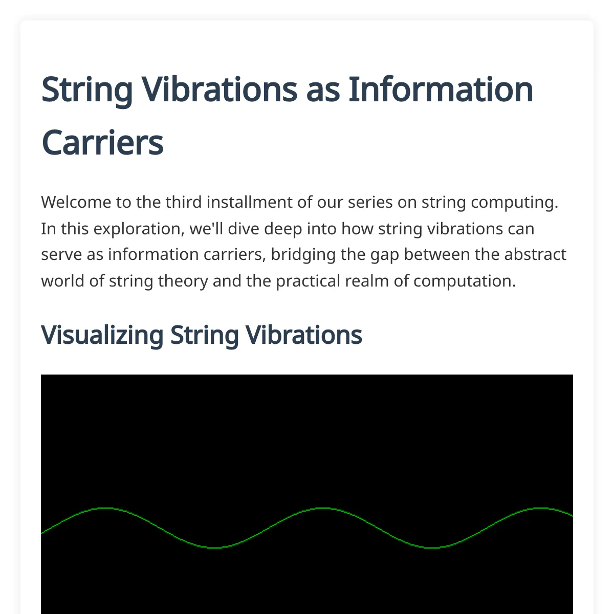 the project is loading