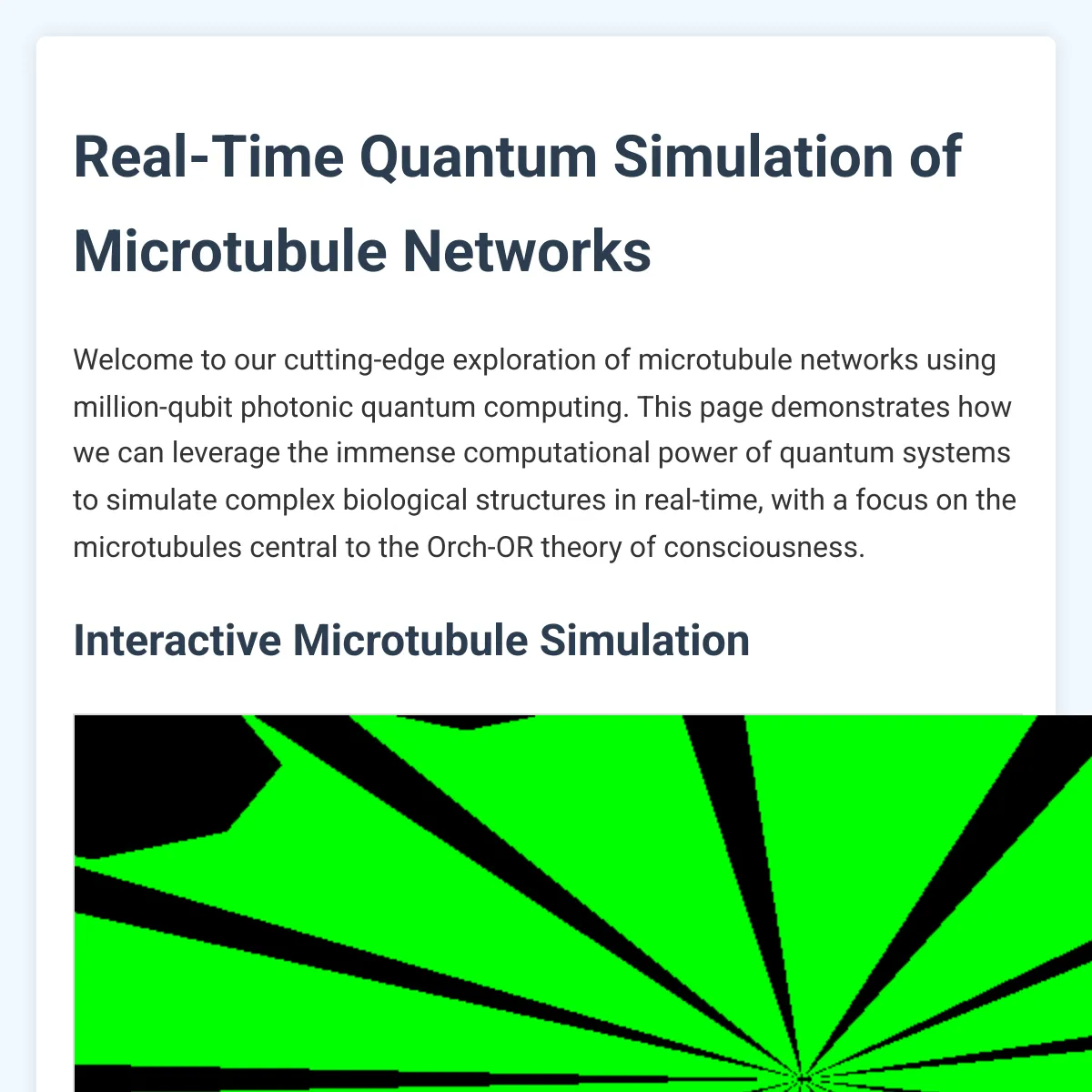 the project is loading