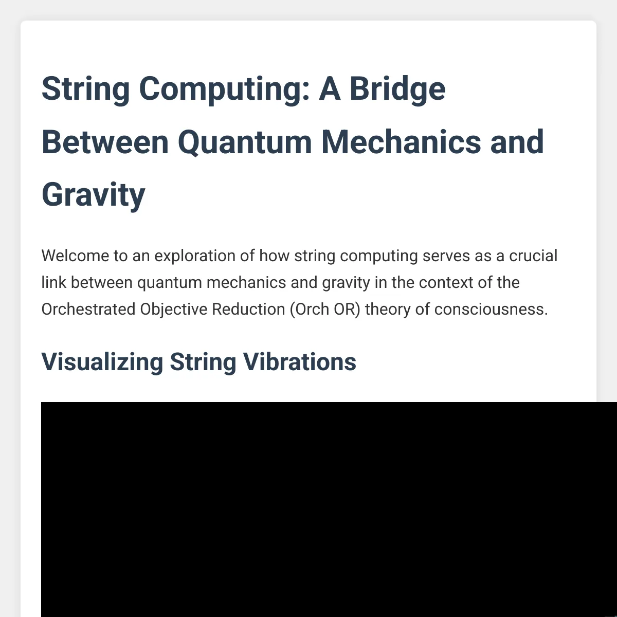 the project is loading