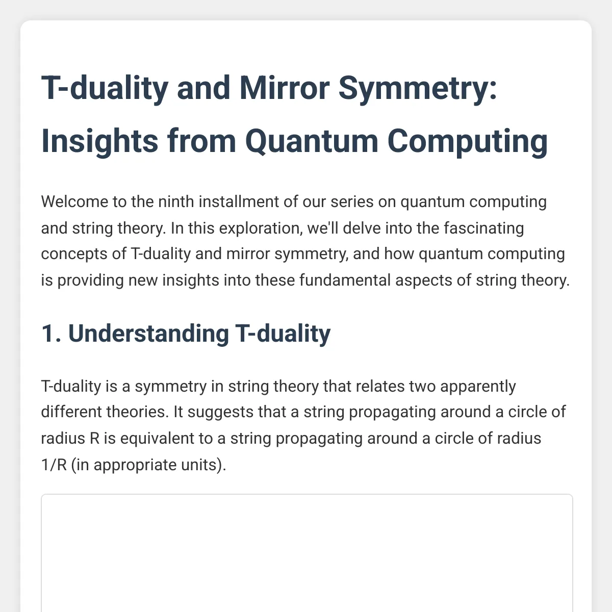 the project is loading