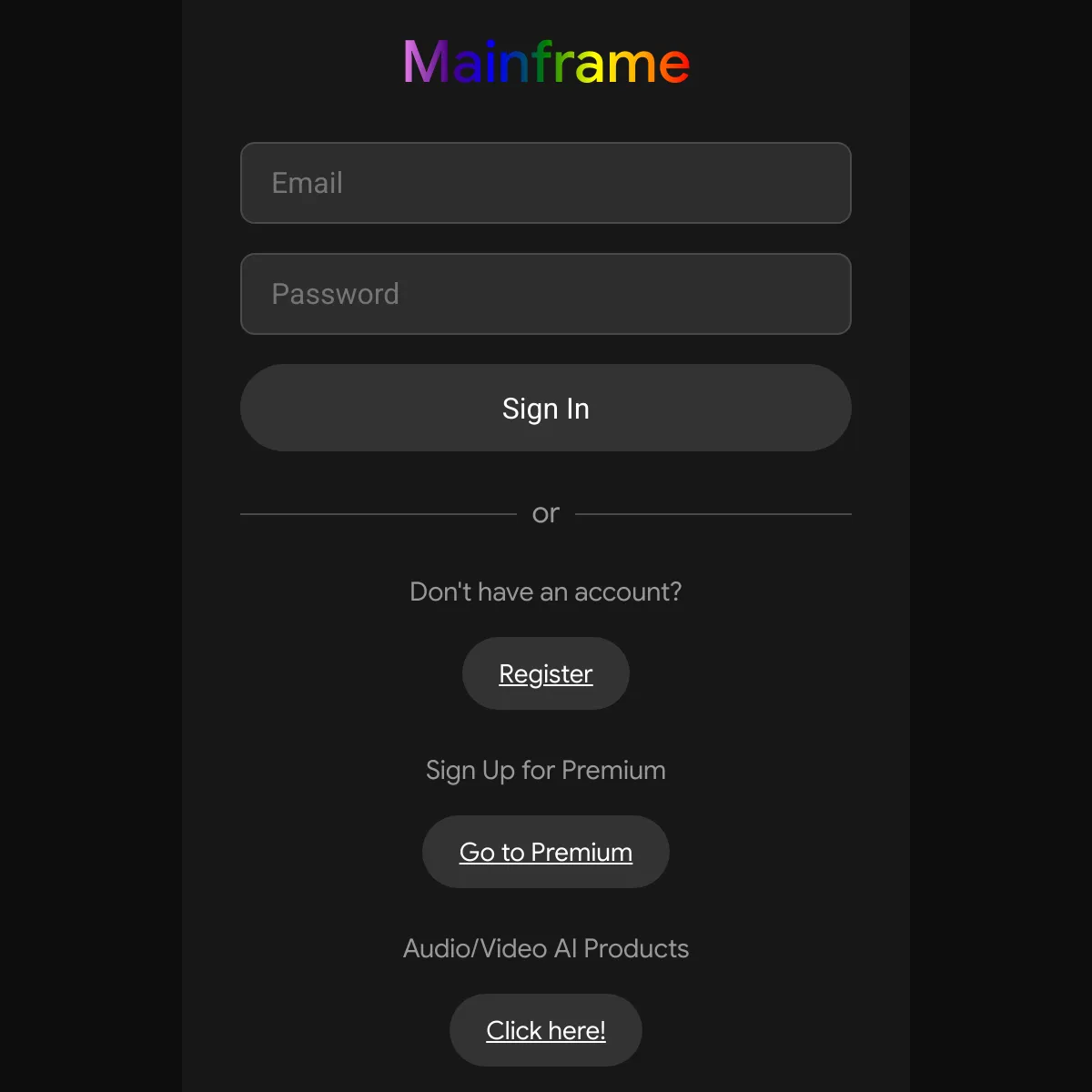 the project is loading