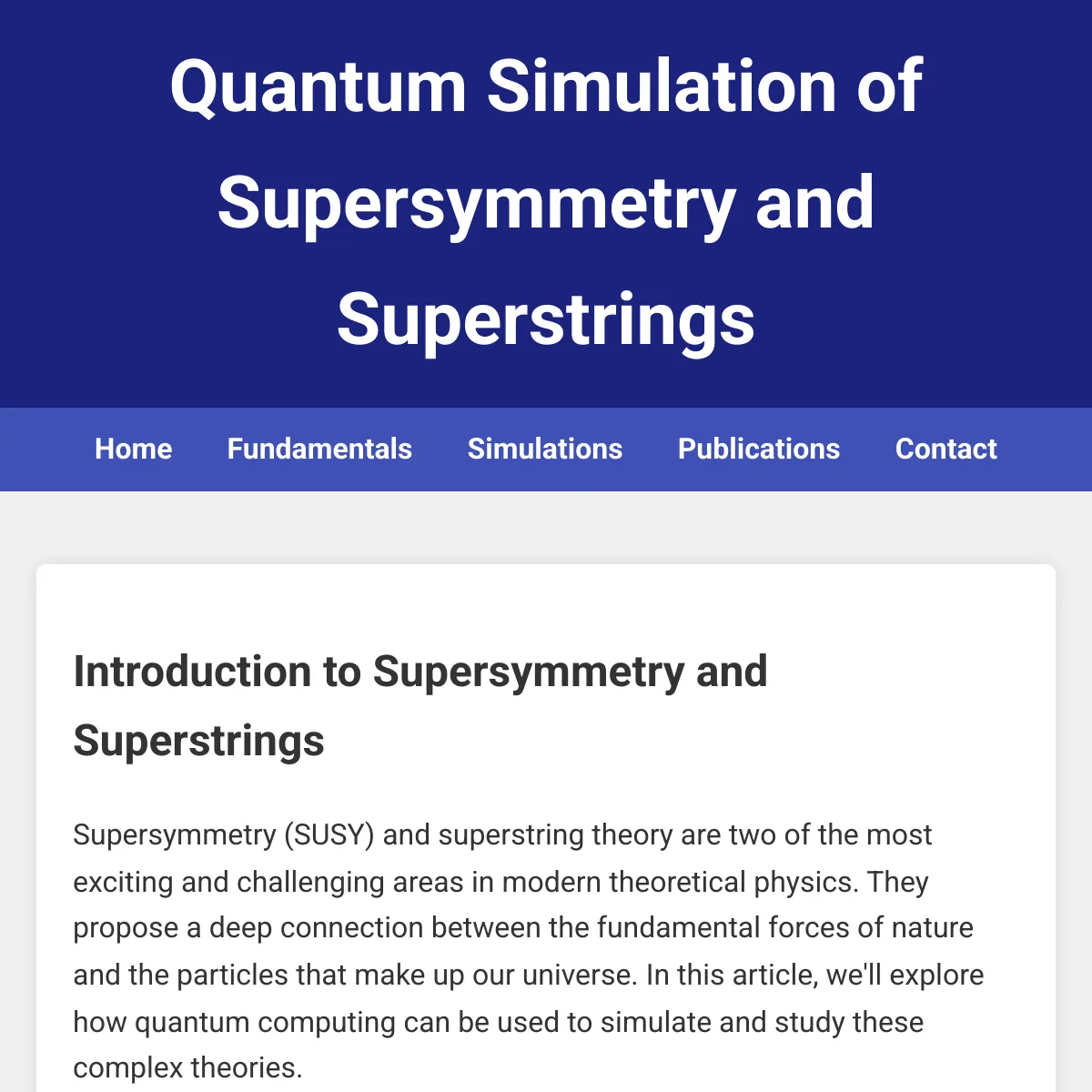 the project is loading