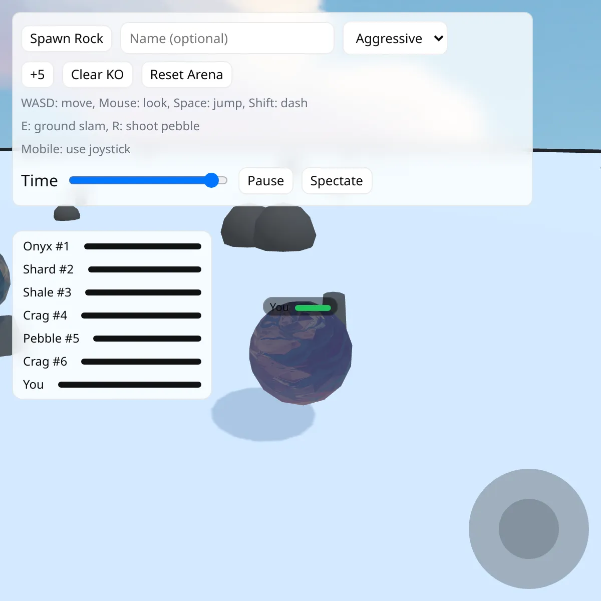 the project is loading