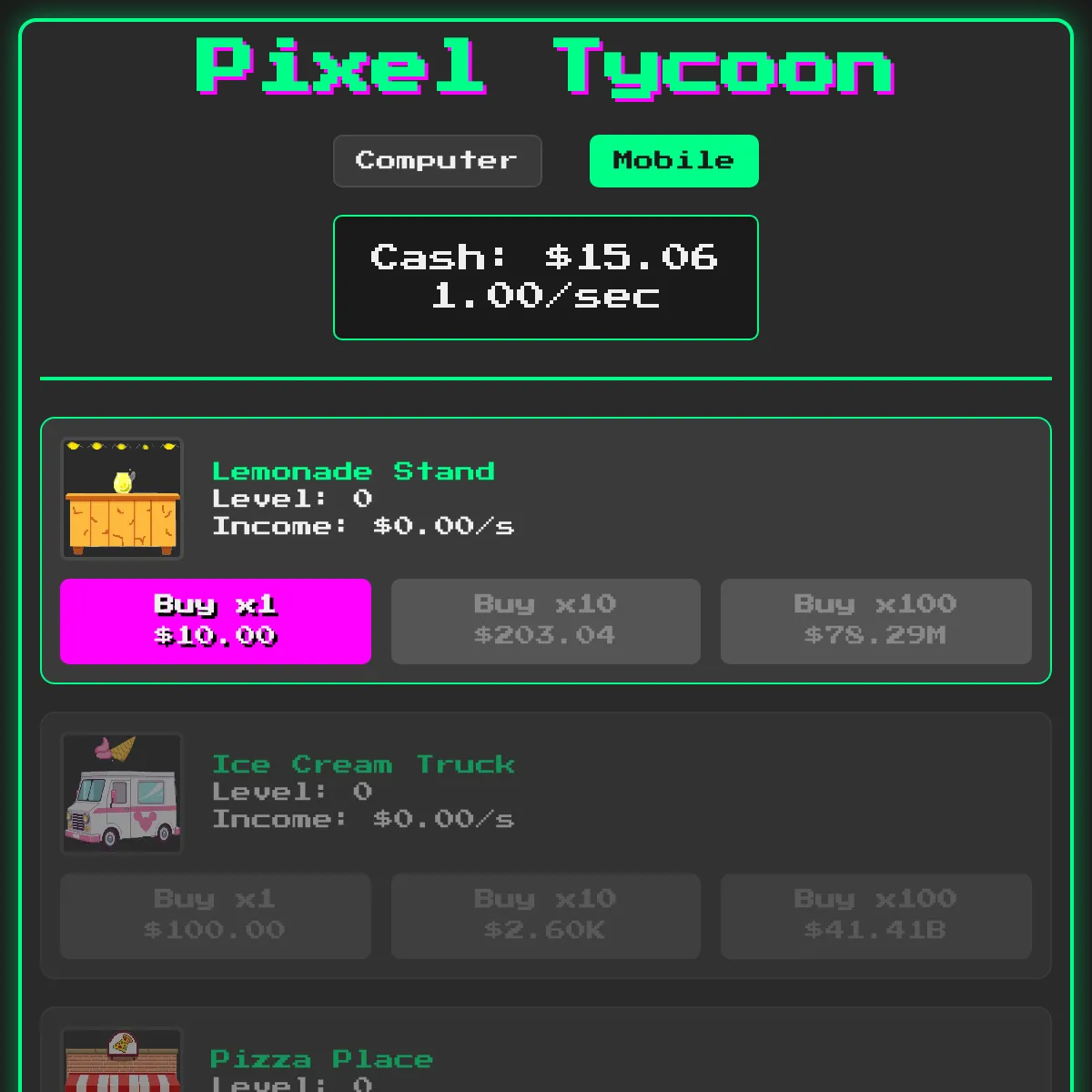 the project is loading