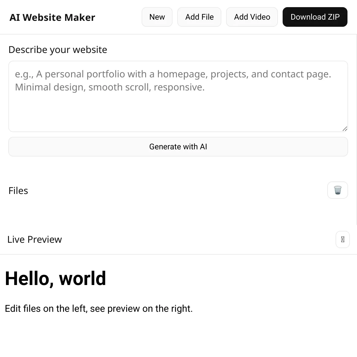 the project is loading