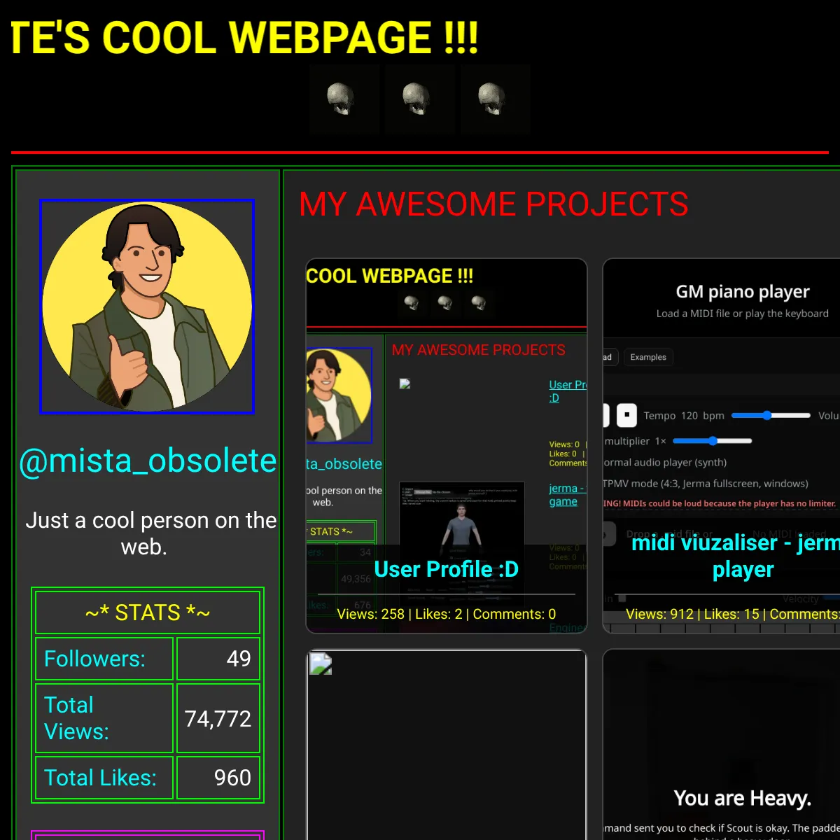 the project is loading