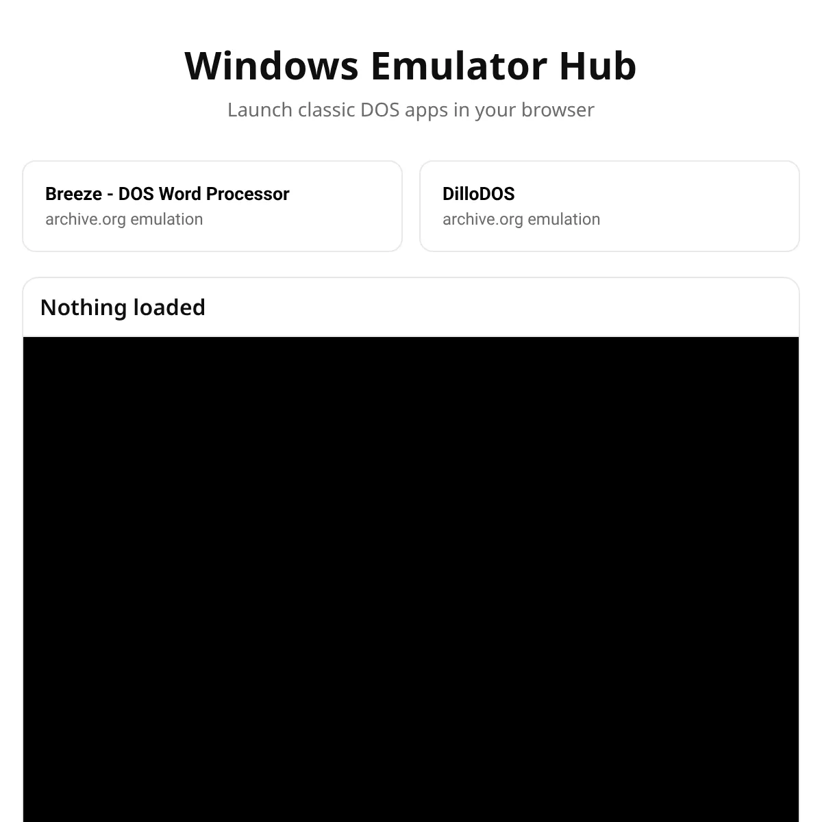 the project is loading