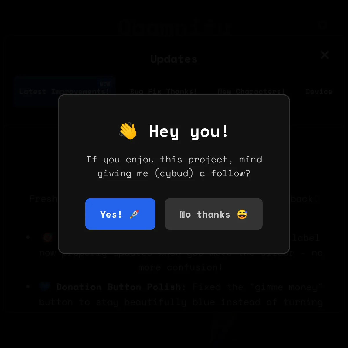 the project is loading