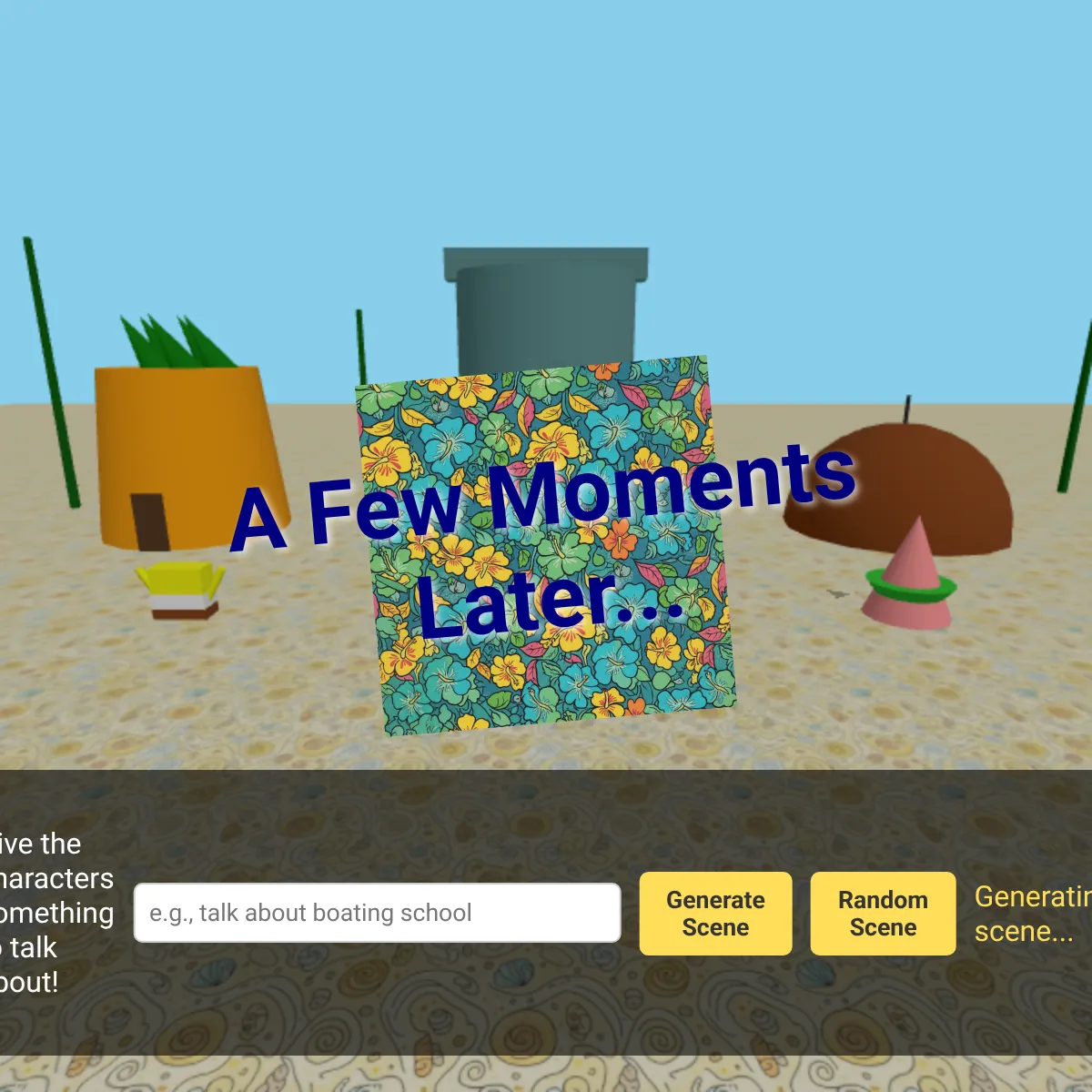 the project is loading