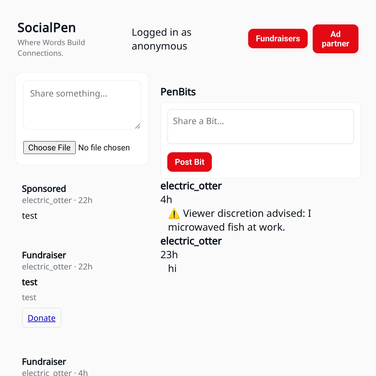 SocialPen — Where Words Build Connections.