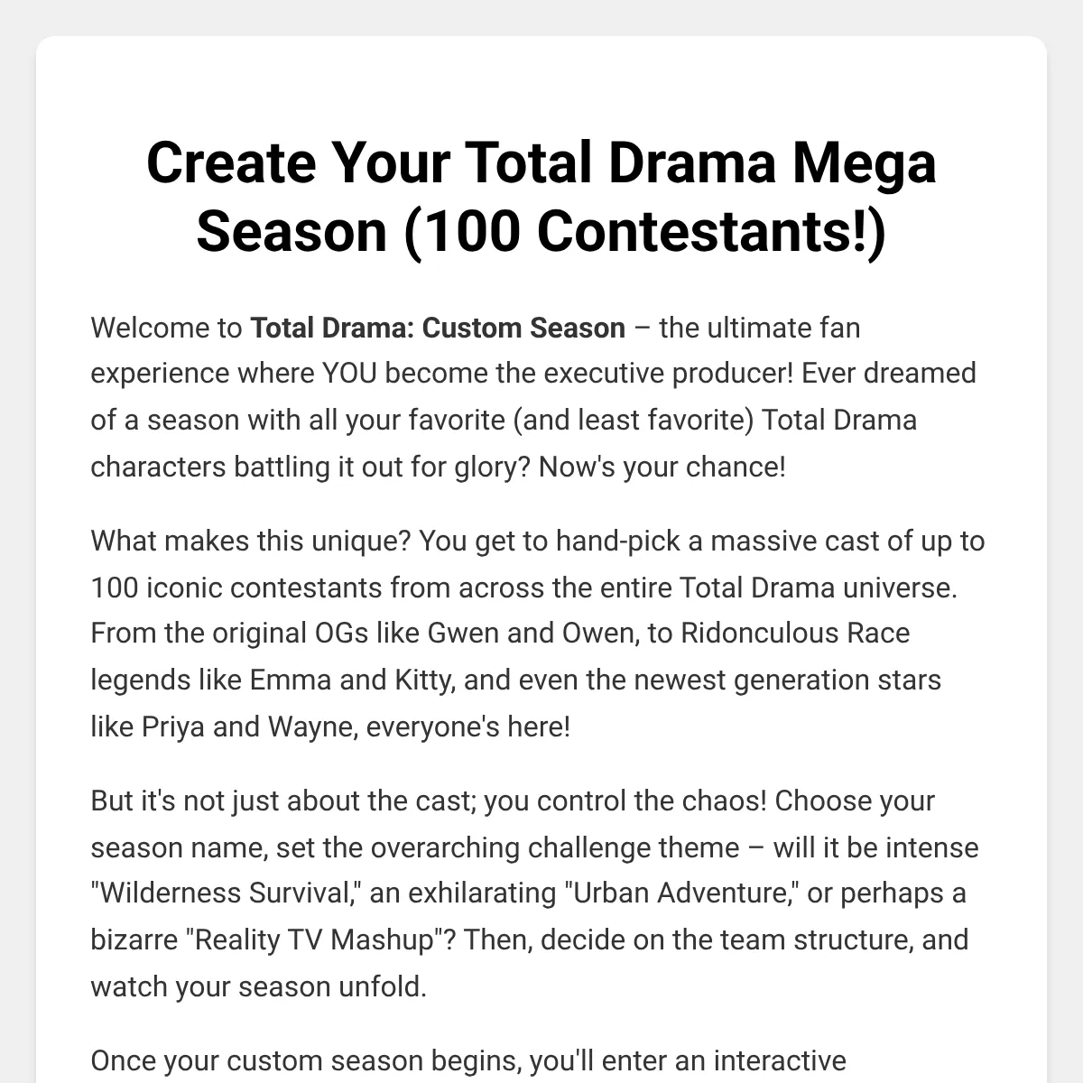 the project is loading