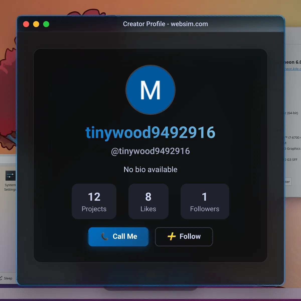 the project is loading