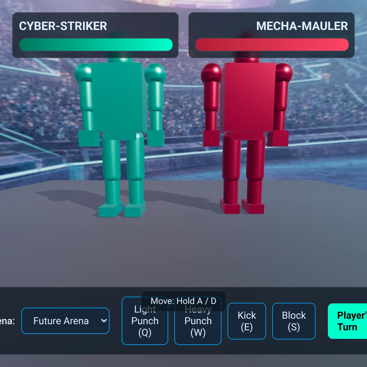 3D Robot Battle Simulator