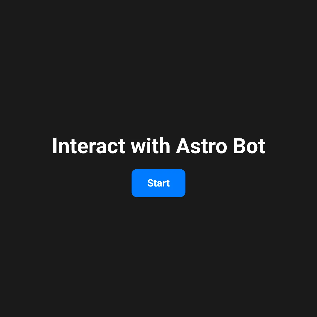 the project is loading