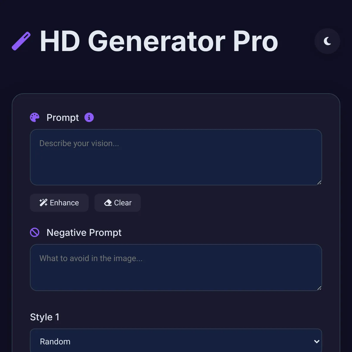 HD Photo Generator Pro