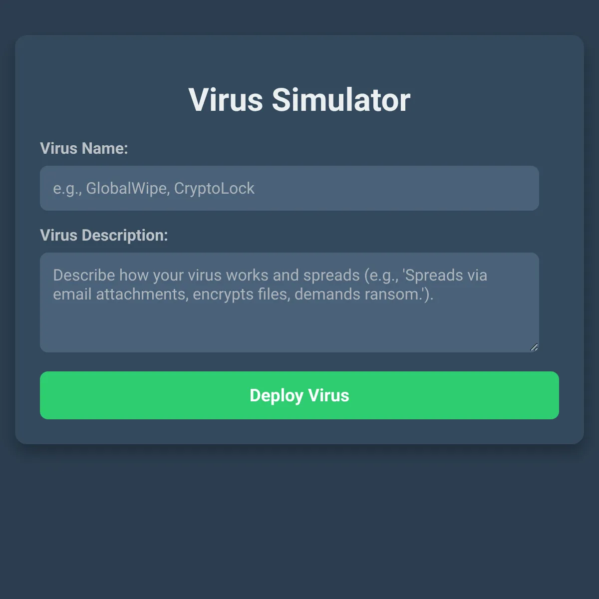 the project is loading
