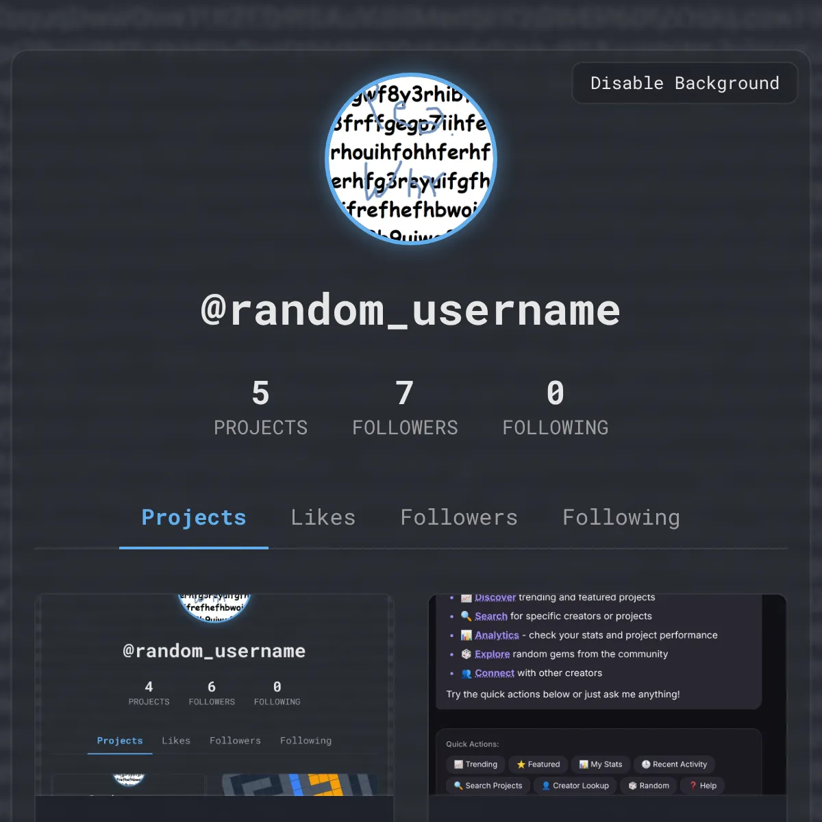 the project is loading