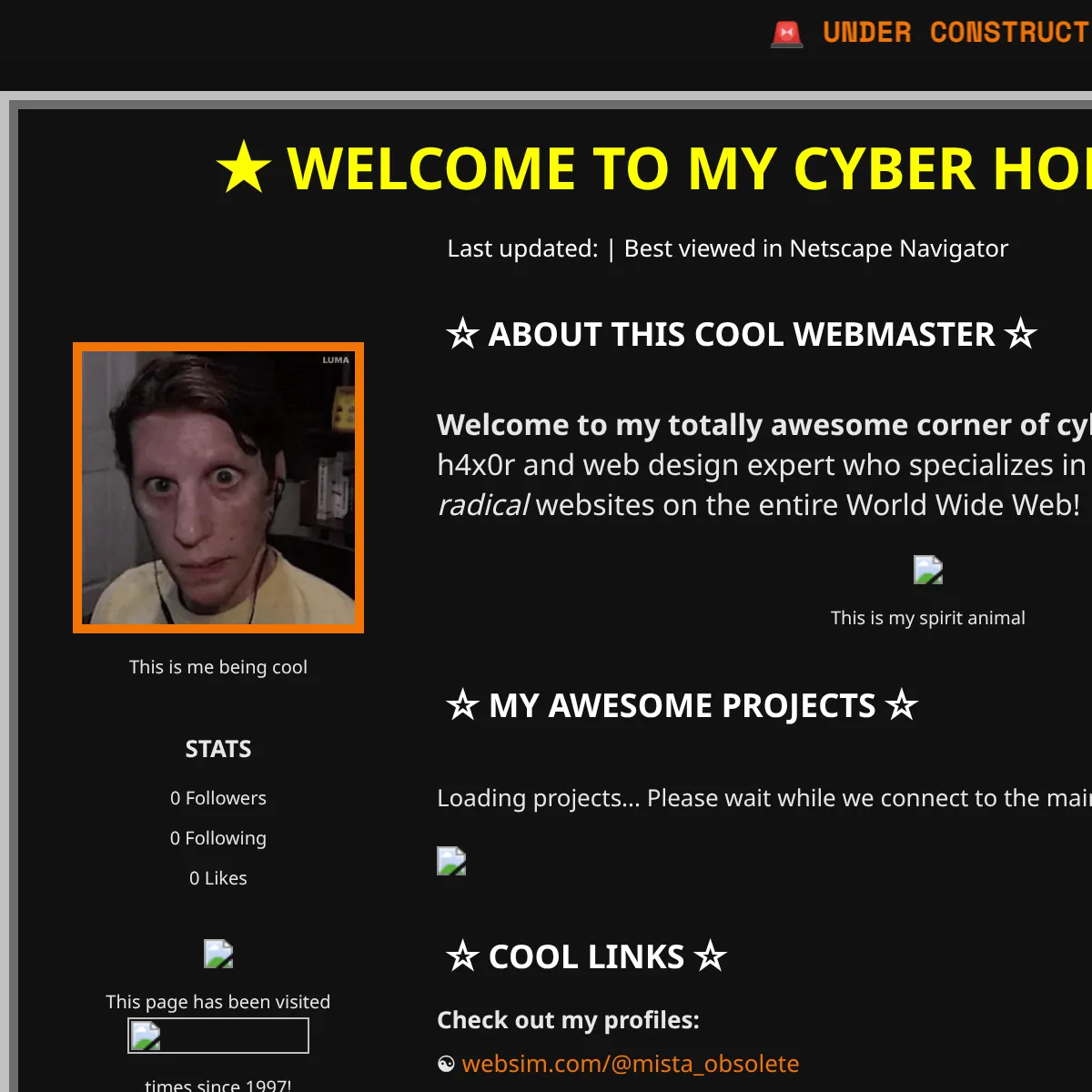 the project is loading