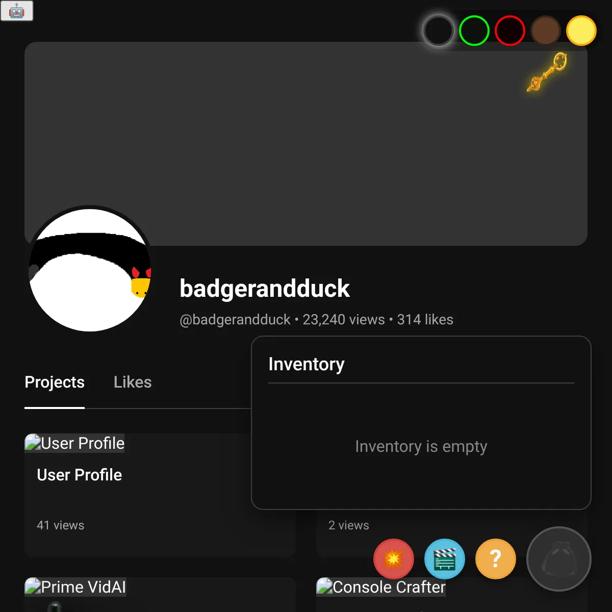 the project is loading