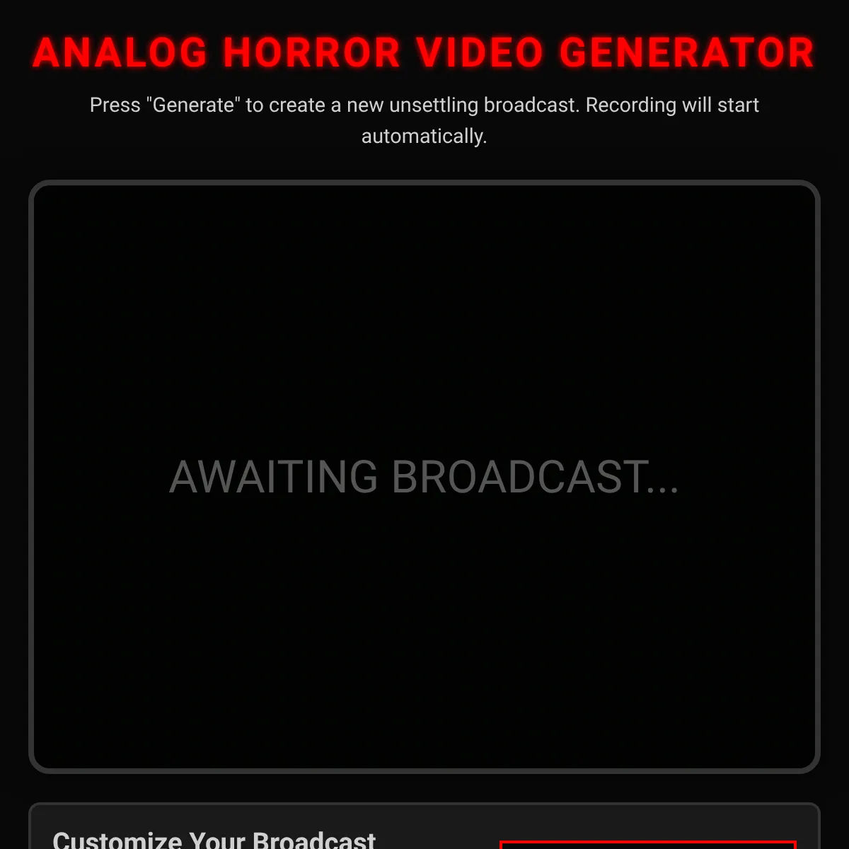 the project is loading