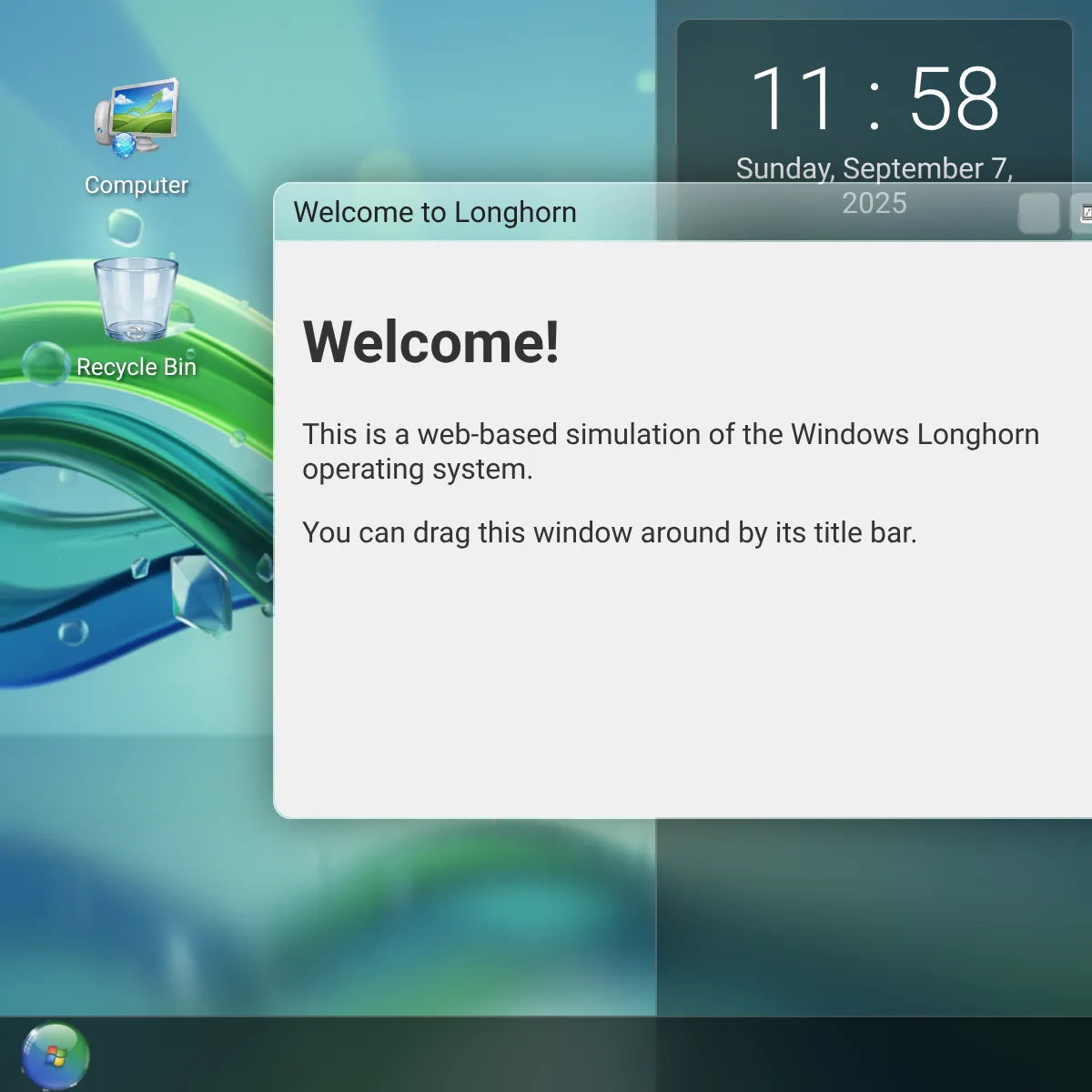 the project is loading