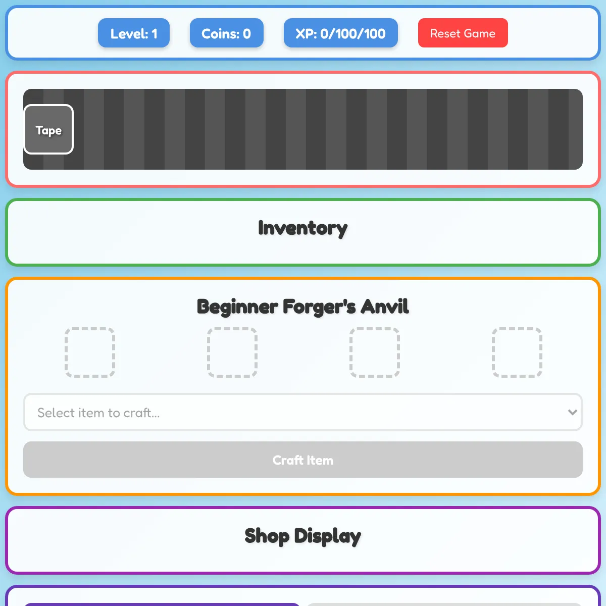 the project is loading