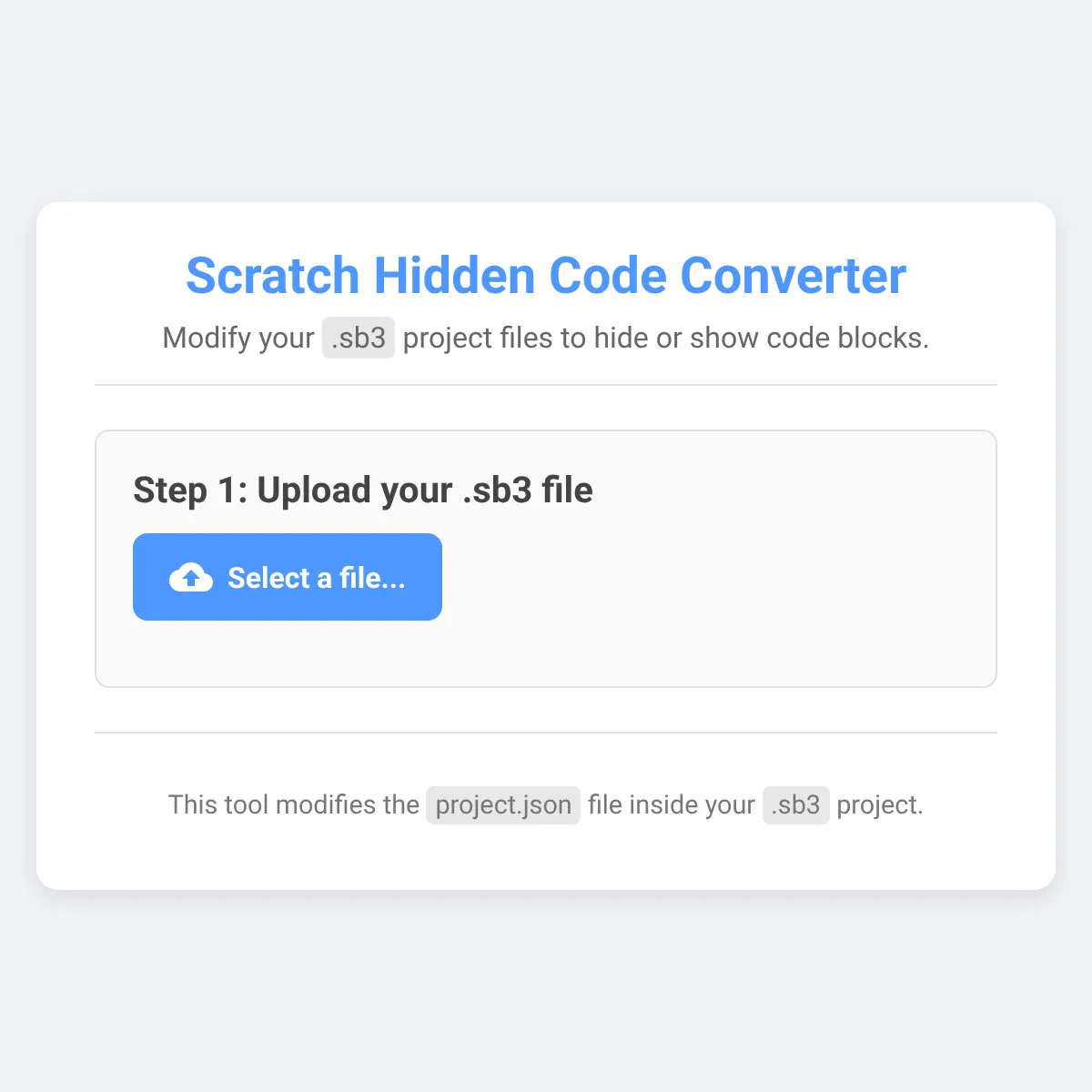 the project is loading