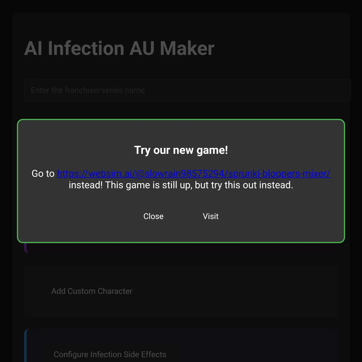 the project is loading