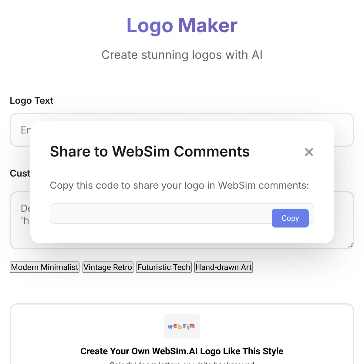 the project is loading