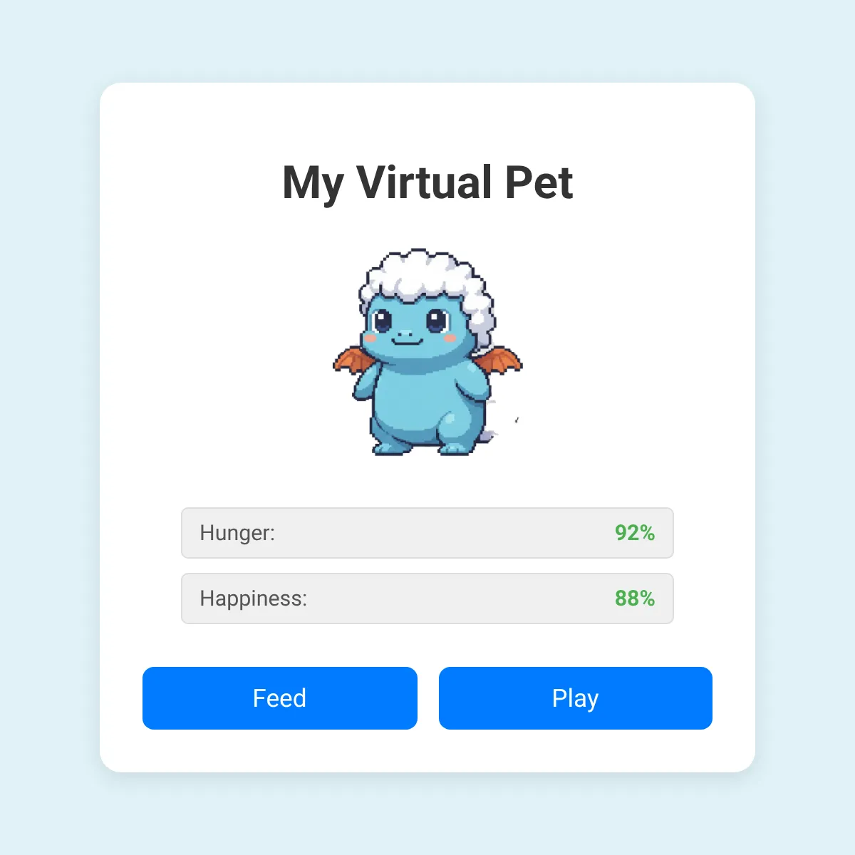 My Virtual Pet