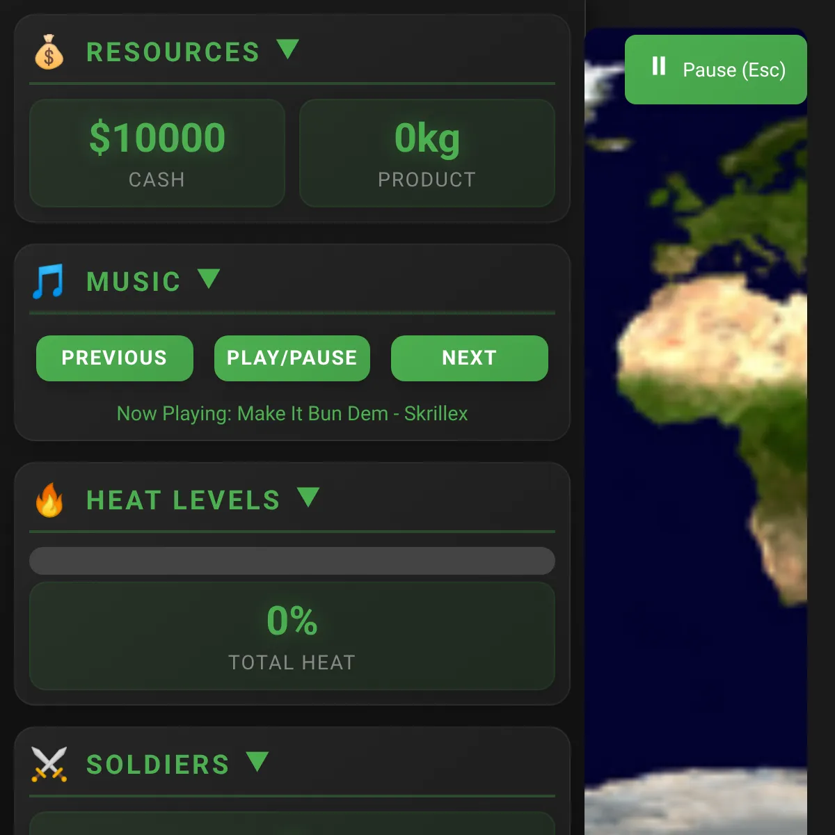 the project is loading